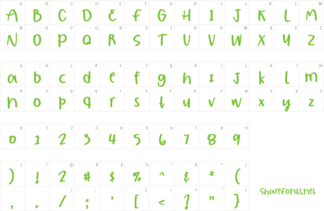 Font Borjuis preview